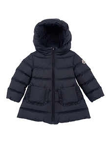 Moncler Baby Navy Mola Long Parka