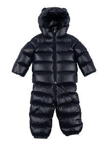 Moncler Baby Navy Deidre Woven Clothing Ensemble