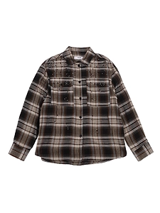 Msgm Viscose Wool Shirt Girl