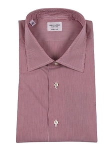 Mazzarelli Camicie Slim Fit Cotton Popeline Shirt