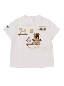 Fendi Jr T Shirt Jersey Tinto
