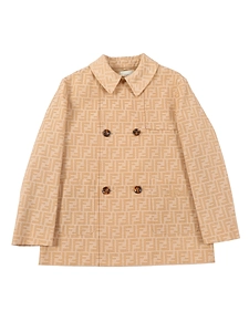 Fendi Jr Giacca Ff Canvas