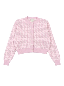 Fendi Jr Cardigan Ff Viscose Kni