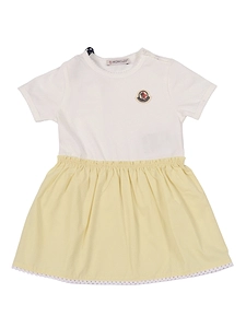 Moncler Baby White Dress