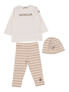 Moncler Baby Pastel Brown Clothing Ensemble + Box