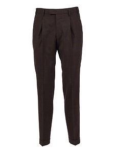 Pt01 Master, 1 Pleat, Diagonal Pockets, Flap Back Pockets, Turn Up