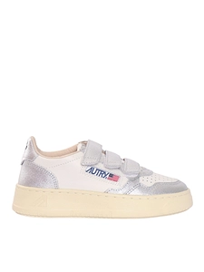 Autry Kidstripes Low Kid Bic/Four Wht/Silver