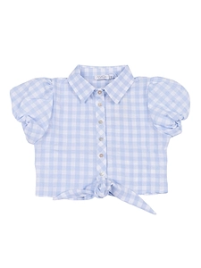 Magil Camicia Con Nodo In Vichy