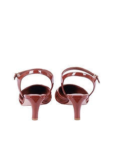 Sergio Levantesi Slingback Erica6 Vernice Terra