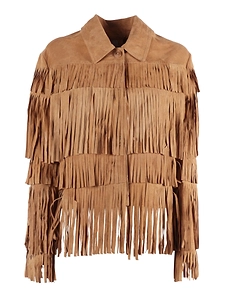 Drows Woman Goat Suede Leather Jacket