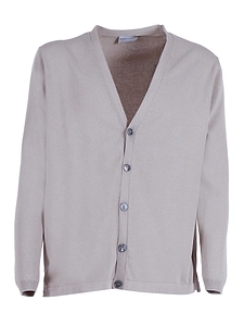 Sette Fili Cashmere Cardigan M/Lunga Fondo Tubolare Con Spacchi
