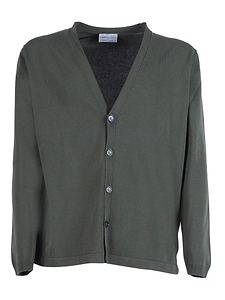 Sette Fili Cashmere Cardigan M/Lunga Fondo Tubolare Con Spacchi