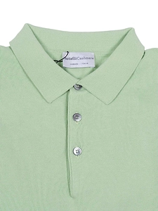 Sette Fili Cashmere Polo M/Manica Fondo Tubolare Con Spacchi