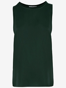 Q Wins Sleeveless Top In Stretch Cotton