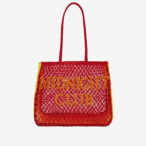 Wild Ulyss Rafia Shopping Bag