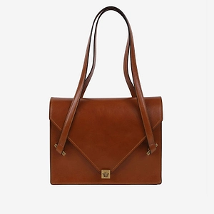 Versace Severine Leather Shoulder Bag