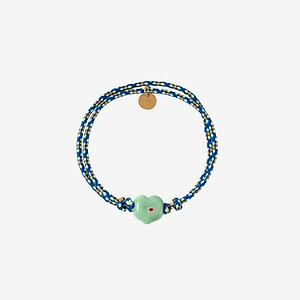 Sorbet Island Guardian Bracelet With Glass Bead