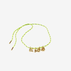 Sorbet Island Fabric And Metal Necklace