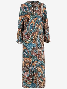 Philippa 1970 Remi Dress With Damask Floral Print