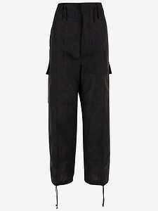 Niccolo' Pasqualetti Oversized Linen Blend Pants