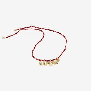 Sorbet Island Fabric And Metal Necklace