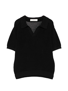 Dunst Cotton And Linen Polo Shirt