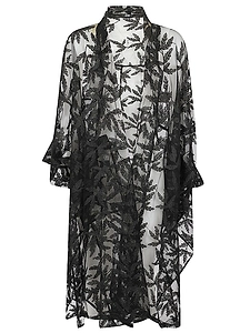Moyuru Embroidered Long Jacket