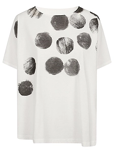 Moyuru Printed Cotton T Shirt