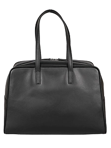 Mizuiro Large Leather Boston Bag