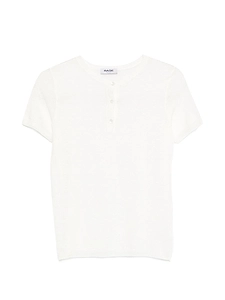 Base Linen And Cotton Blend T Shirt