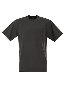 Filson Cotton T Shirt With Patch Pocket