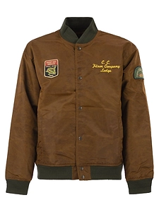 Filson Technical Nylon Bomber Jacket With Heritage Embroidery