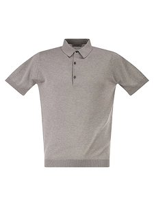 John Smedley Adrian Cotton Short Sleeved Polo Shirt