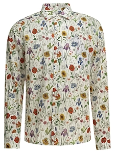 Junya Watanabe Man Casual Floral Shirt