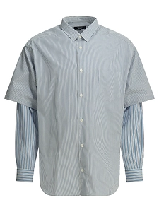 Comme Des GarÇOns Homme Striped Casual Shirt