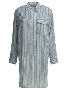 Marant ÉToile Striped Chemisier Dress
