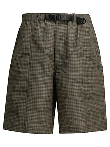 Comme Des GarÇOns Homme Plaid Cargo Shorts