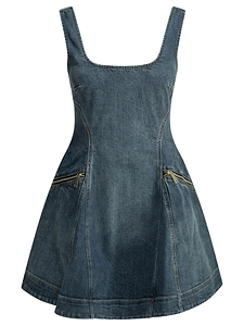 Self Portrait Short Flared Dress