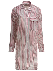 Marant ÉToile Striped Chemisier Dress