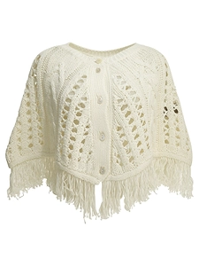 Rakkì Perforated Cotton Cape