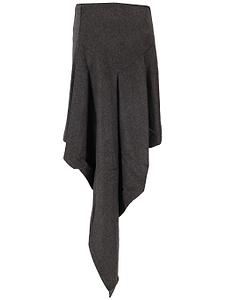 Niccolò Pasqualetti Cascata Skirt Wool Flannel