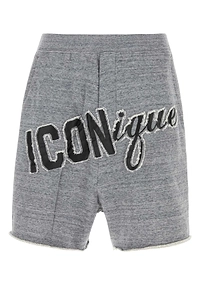 Dsquared Grey Cotton Bermuda Shorts