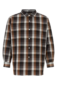 Nanamica Embroidered Cotton Blend Oversize Shirt