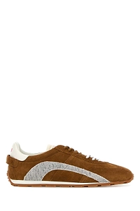 Dsquared Brown Suede Dc 642 Sneakers