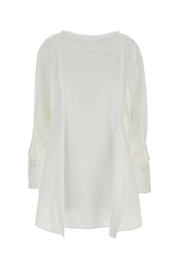 Carven White Poplin Esperanto Mini Dress