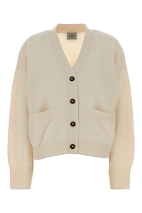 Le Kasha Ivory Cashmere Cardigan