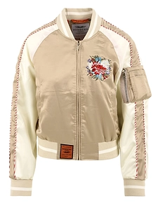 Bombers Coats Beige