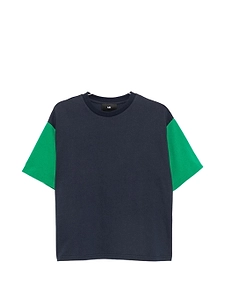 Lii Contrast Sleeve T Shirt