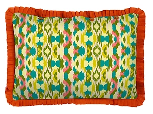 Lisa Corti Pillow Cover 35 X50 Malmal Jaquikat Ferozi Green 35 X50