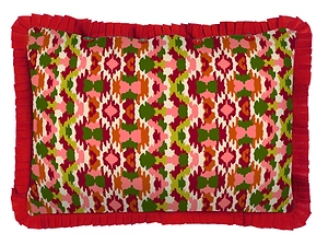 Lisa Corti Pillow Cover 35 X50 Malmal Jaquikat Dark Green 35 X50